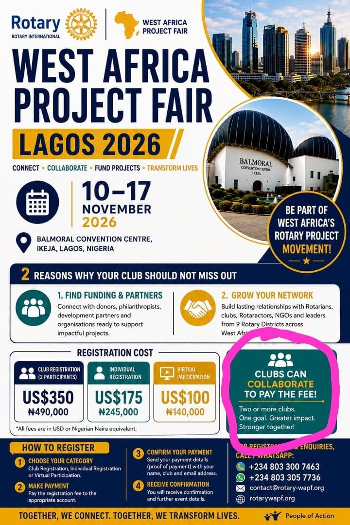 West Africa Project Fair (WAPF) Lagos 2026 — poster 1